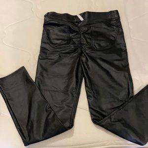 Dressy  "pleather like" leggings